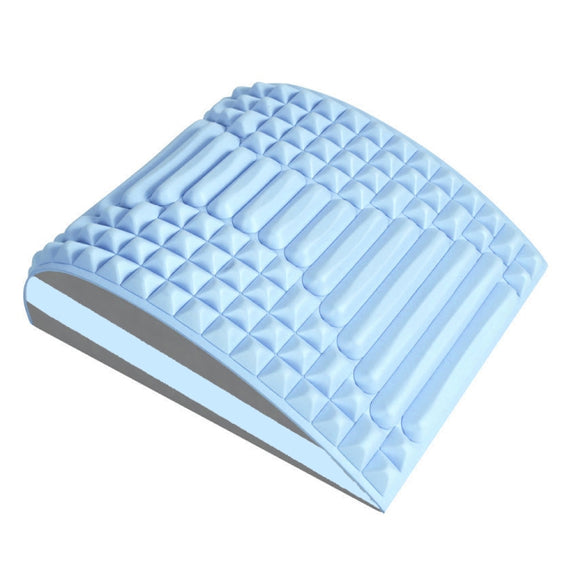 Lumbar Relaxing Massager Spinal Corrective Stretch Exercise Aid, Specification: Color Matching (Blue)