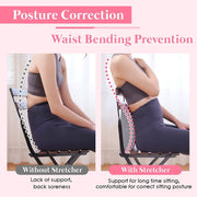 Lumbar Relaxing Massager Spinal Corrective Stretch Exercise Aid, Specification: Color Matching (Pink)
