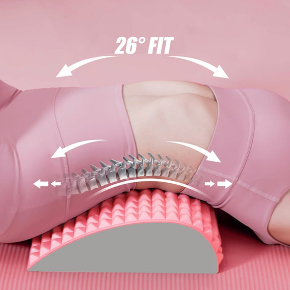 Lumbar Relaxing Massager Spinal Corrective Stretch Exercise Aid, Specification: Color Matching (Gray)