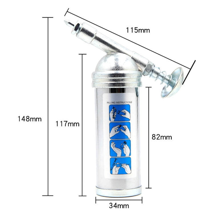 HSD HS-80CC Mini Hand-Press Manual Car Grease Filler Portable Oil Injection Pump - free shipping - PMC TechLife - Order now!