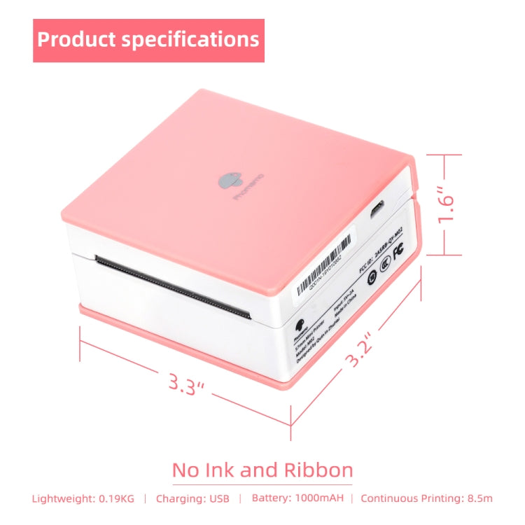 Phomemo M02-GN Pocket Small Bluetooth Portable Photo Thermal Label Wrong Question Printer - free shipping - PMC Jewellery - Order now!