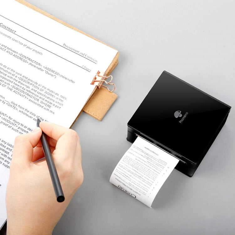 Phomemo M02-GN Pocket Small Bluetooth Portable Photo Thermal Label Wrong Question Printer