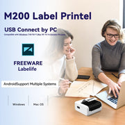 Phomemo M200 QR Code Tag Handheld Portable Bluetooth Thermal Label Printer(White)