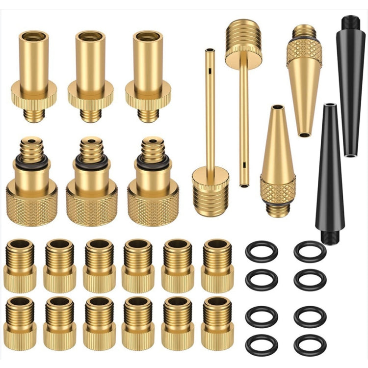 32 in 1 SV/AV/DV Bicycle Valve Adapter Set Bike Ball Pump Accessories - Tire Valve Caps by PMc TechLife | Online Shopping South Africa | PMc TechLife | Buy Now Pay Later Mobicred
