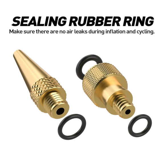 3sets 5 in 1 SV/AV/DV Bicycle Valve Adapter Set Bike Ball Pump Accessories