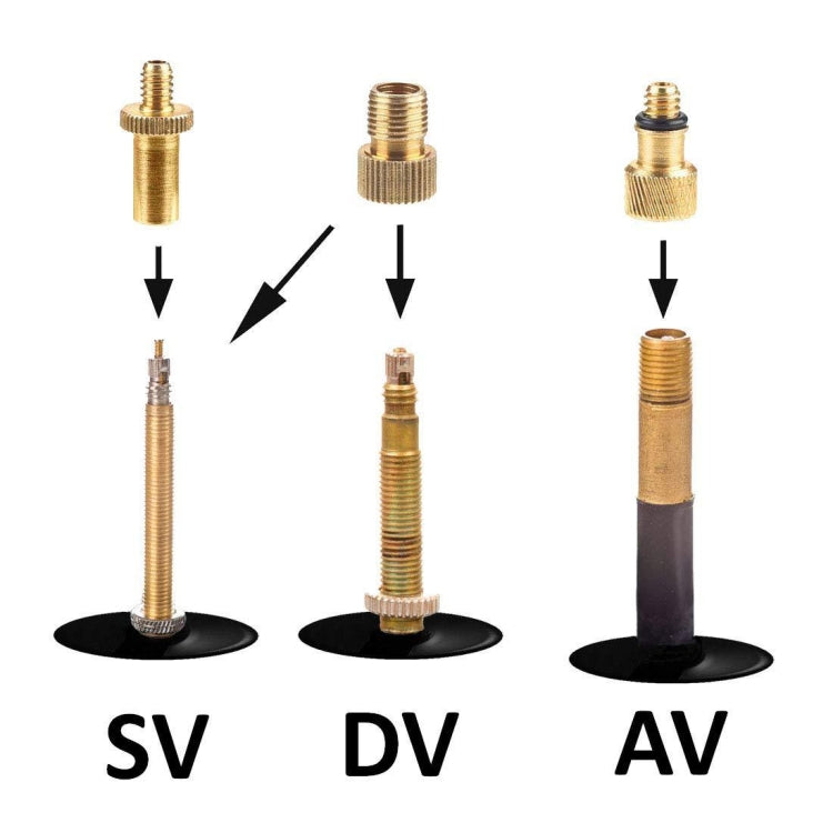32 in 1 SV/AV/DV Bicycle Valve Adapter Set Bike Ball Pump Accessories - Tire Valve Caps by PMc TechLife | Online Shopping South Africa | PMc TechLife | Buy Now Pay Later Mobicred