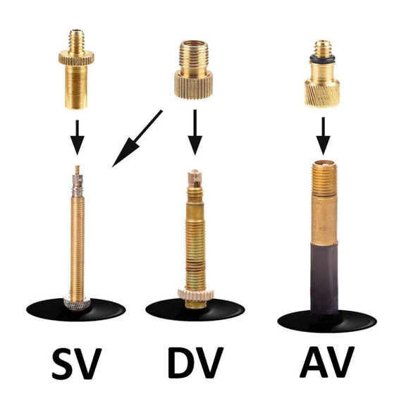 16 in 1 SV/AV/DV Bicycle Valve Adapter Set Bike Ball Pump Accessories