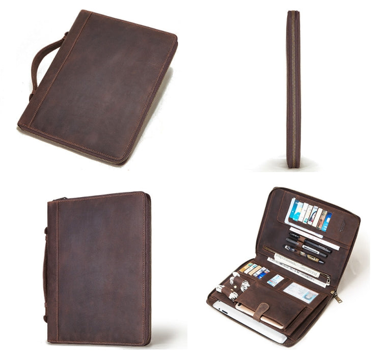 HUMERPAUL Tablet Protective Leather Case Handbag Business Leather Computer Bag(Black) - free shipping - PMc TechLife - Order now!