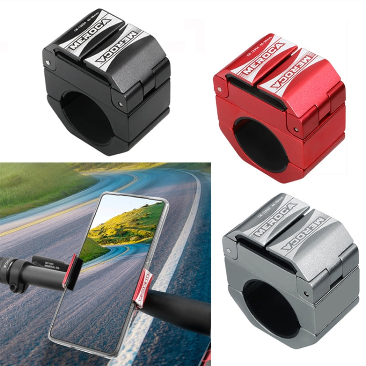 Ring Shape Bicycle Aluminum Alloy Mobile Phone Holder Motorcycle Navigation Bracket(Red) - Holders by PMC TechLife | Online Shopping South Africa | PMC TechLife | Buy Now Pay Later Mobicred