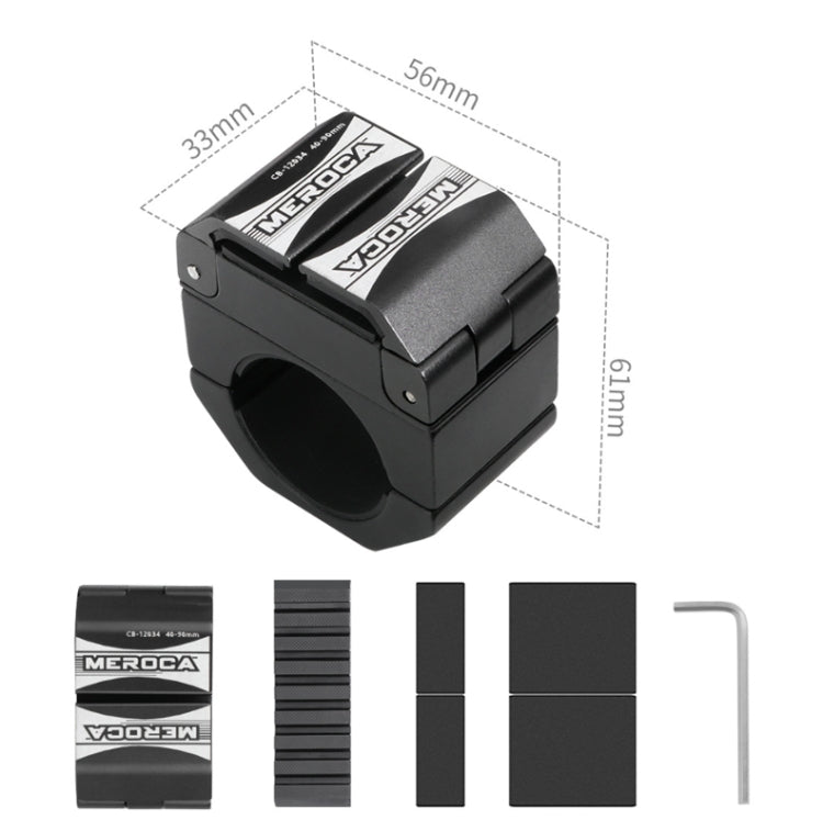 Ring Shape Bicycle Aluminum Alloy Mobile Phone Holder Motorcycle Navigation Bracket(Red) - Holders by PMC TechLife | Online Shopping South Africa | PMC TechLife | Buy Now Pay Later Mobicred