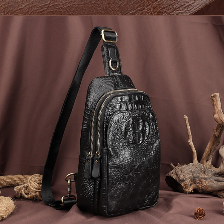 HUMERPAUL Men Shoulder Bag Leather Crossbody Bag(Black) - free shipping - PMC TechLife - Order now!