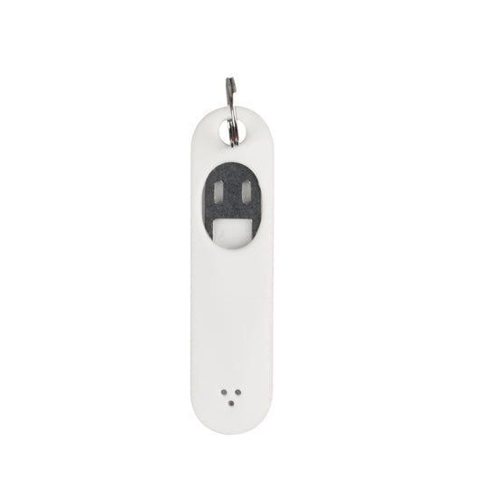 Eject Sim Card Tray Open Pins Needle Keychain Tool With Silicone Case(White) - free shipping - PMC Jewellery - Order now!