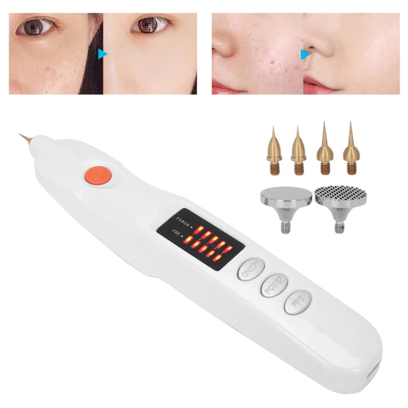 Spot Mole Pen Spot Removal Instrument Home Beauty Instrument, Spec: UK Plug-in Model(Black)