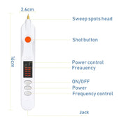 Spot Mole Pen Spot Removal Instrument Home Beauty Instrument, Spec: US  Plug -in Model(Black)