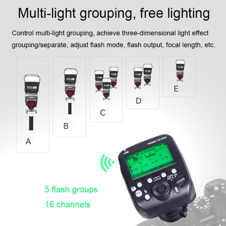 For Canon YONGNUO YN560-TX Pro High-speed Synchronous TTL Trigger Wireless Flash Trigger - free shipping - PMC Jewellery - Order now!