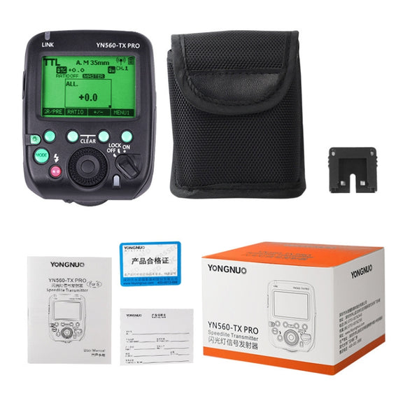 For Nikon YONGNUO YN560-TX Pro High-speed Synchronous TTL Trigger Wireless Flash Trigger