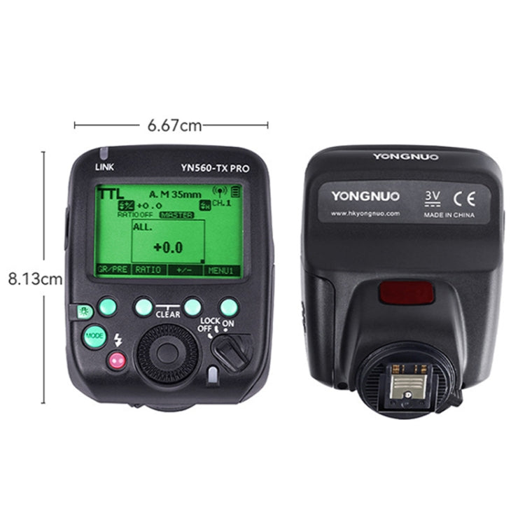 For Nikon YONGNUO YN560-TX Pro High-speed Synchronous TTL Trigger Wireless Flash Trigger