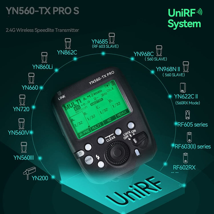 For Canon YONGNUO YN560-TX Pro High-speed Synchronous TTL Trigger Wireless Flash Trigger