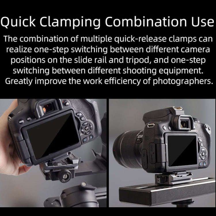 XILETU  PQ-38 Quick Release Plate Base Tripod Slider Mount Adapter - free shipping - PMC Jewellery - Order now!