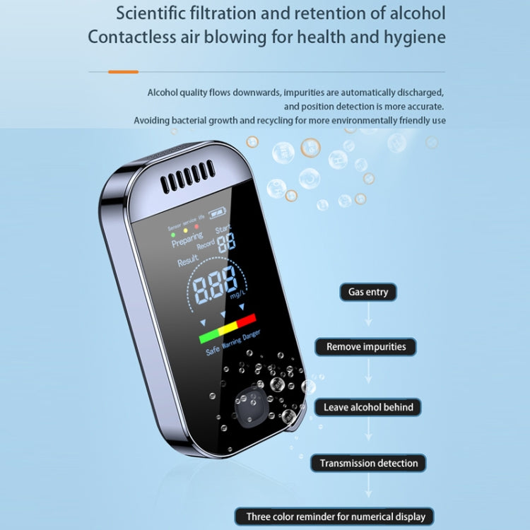 Mini Non-contact High-sensitivity Color Screen Digital Display Alcohol Tester(English) - Breath Alcohol Tester by PMC TechLife | Online Shopping South Africa | PMC TechLife | Buy Now Pay Later Mobicred