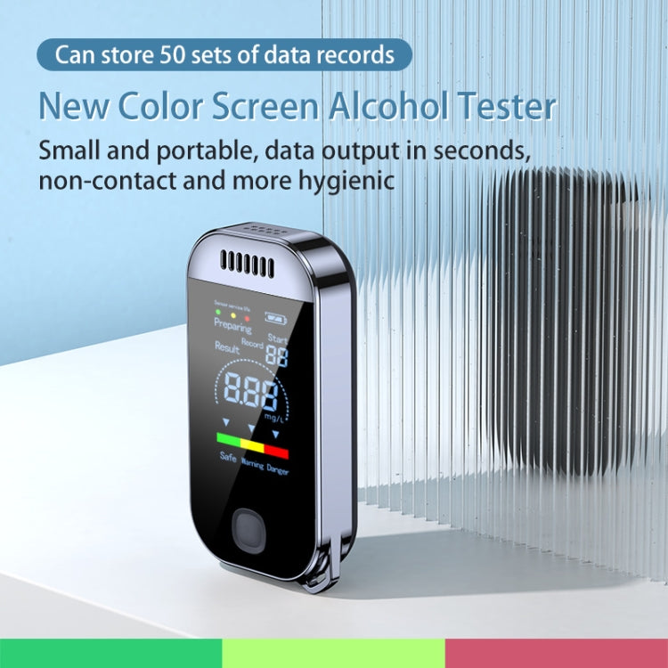 Mini Non-contact High-sensitivity Color Screen Digital Display Alcohol Tester(English) - Breath Alcohol Tester by PMC TechLife | Online Shopping South Africa | PMC TechLife | Buy Now Pay Later Mobicred