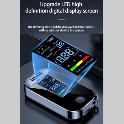Mini Non-contact High-sensitivity Color Screen Digital Display Alcohol Tester(English) - Breath Alcohol Tester by PMC Jewellery | Online Shopping South Africa | PMC Jewellery | Buy Now Pay Later Mobicred