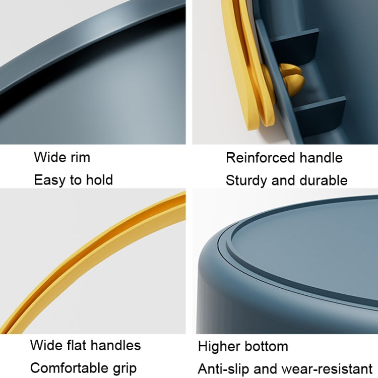 Large 17L Folding Thickened Portable Plastic Bucket Outdoor Fishing Barrel Car Travel Wash Barrel(Light Green) - Kettles by PMC TechLife | Online Shopping South Africa | PMC TechLife