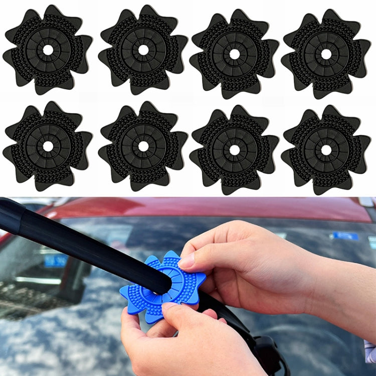 4sets Car Universal Wiper Hole Protective Cover PVC Dustproof Snowproof Wiper Pad(Black Small Hole) - free shipping - PMC TechLife - Order now!