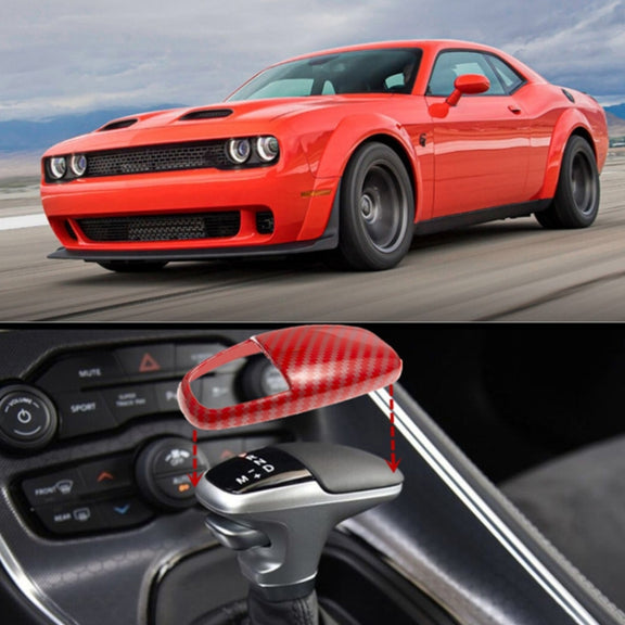 For Dodge Challenger/Charger SRT Gear Left-hand Drive Head Cover Gear Lever Decoration(Black)