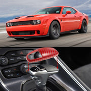 For Dodge Challenger/Charger SRT Gear Left-hand Drive Head Cover Gear Lever Decoration(Red)
