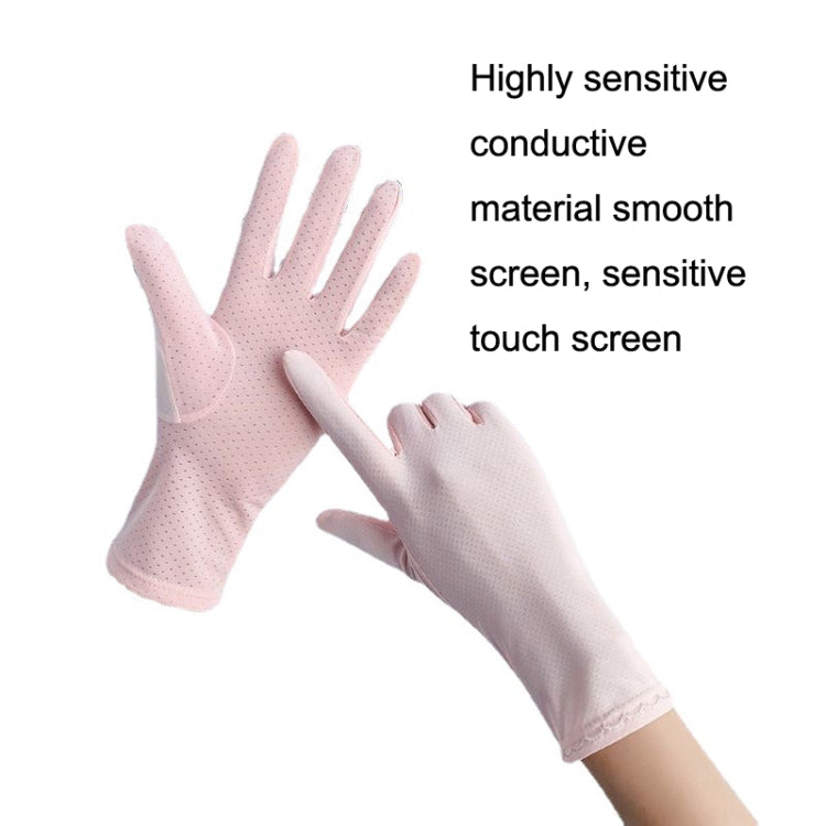 Free Code Summer Sunscreen Anti-ultraviolet Ice Silk Thin Gloves(Gray) - Safety Gloves by PMC TechLife | Online Shopping South Africa | PMC TechLife | Buy Now Pay Later Mobicred
