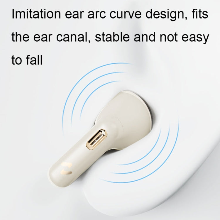 Havit S3 Merle Lite In-Ear ENC Call Noise Reduction Wireless Bluetooth Earphone(Gold White) - free shipping - PMC Jewellery - Order now!