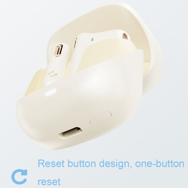 Havit S3 Merle Lite In-Ear ENC Call Noise Reduction Wireless Bluetooth Earphone(Gold White) - free shipping - PMC Jewellery - Order now!