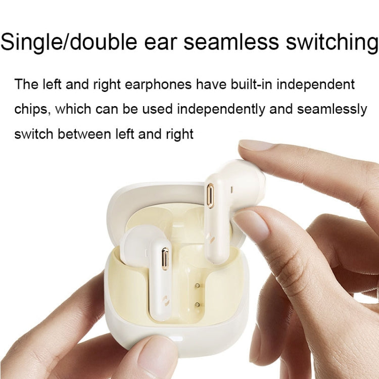 Havit S3 Merle Lite In-Ear ENC Call Noise Reduction Wireless Bluetooth Earphone(Gold White) - free shipping - PMC Jewellery - Order now!