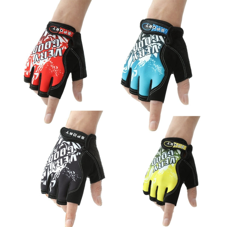 1pair Outdoor Sports Light and Breathable Summer Non-slip Fitness Half-finger Gloves(Yellow) - Cycling Gloves by PMC TechLife | Online Shopping South Africa | PMC TechLife | Buy Now Pay Later Mobicred