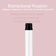 Automatic Curling Iron With Bi-Directional Rotating Ceramic Glaze Coating Hair Care, Plug: US Plug White
