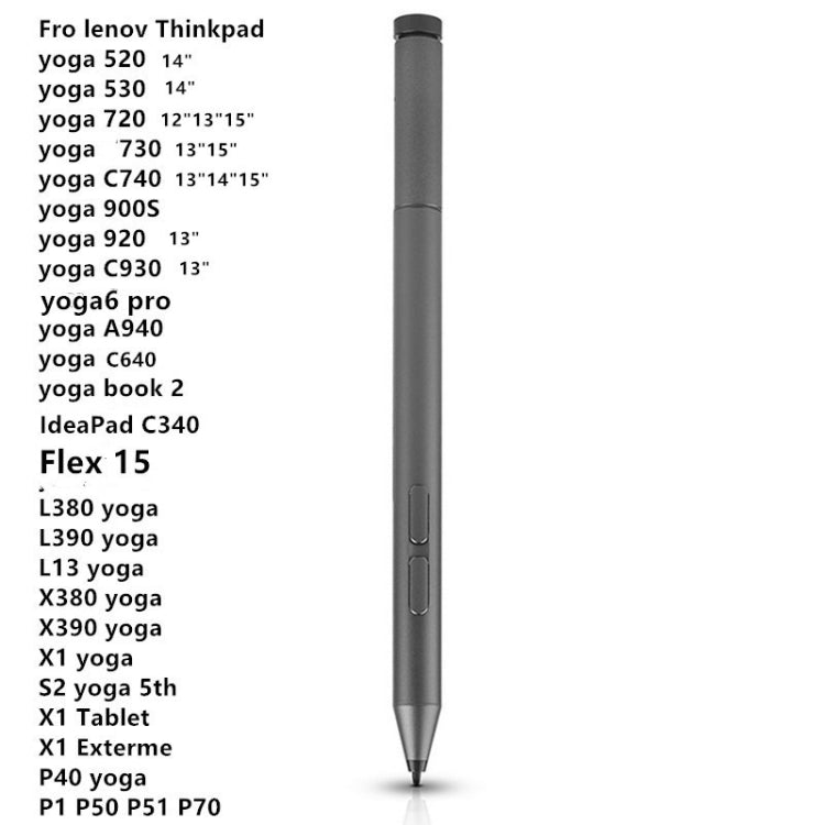 For Lenovo MIIX 520 YOGA 530 720 930 Bluetooth Stylus 4096 Pressure Sensitivity - Stylus Pen by PMC TechLife | Online Shopping South Africa | PMC TechLife