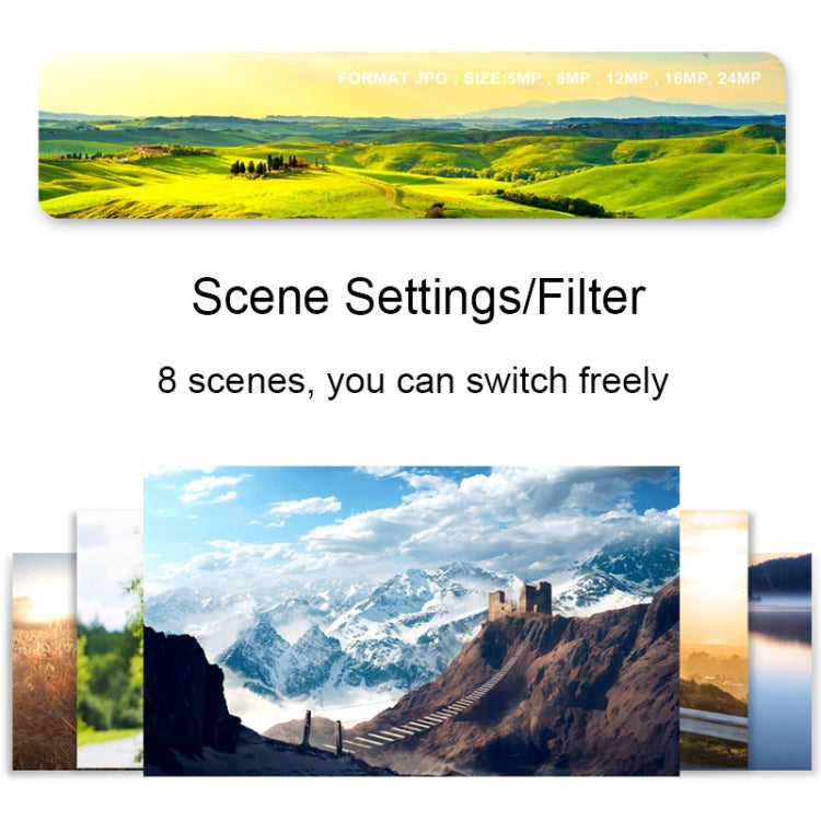 2.4 Inch IPS Screen 40 Million Pixel Digital Camera 16X Digital Zoom Video Macro Portable Camera(Black Standard) - free shipping - PMC TechLife - Order now!