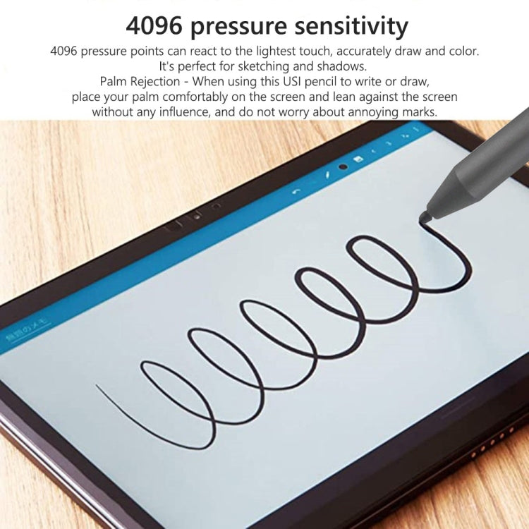 Aluminum Alloy Laptop USI Stylus 4096 Pressure Sensitive Metal Touch Screen Pen - Stylus Pen by PMC TechLife | Online Shopping South Africa | PMC TechLife | Buy Now Pay Later Mobicred
