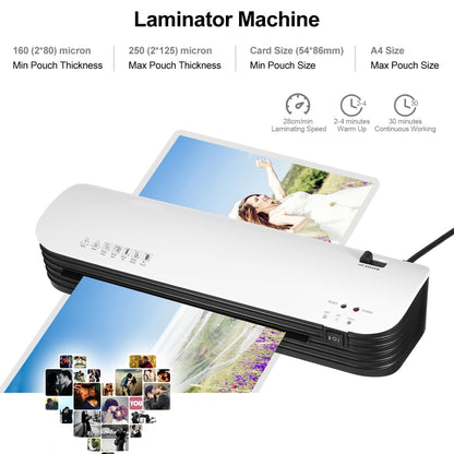 Osmile SL299 A4 Laminator Machine Set With 15 Laminating Pouches Paper Cutter Corner Rounder(US Plug) - free shipping - PMC Jewellery - Order now!