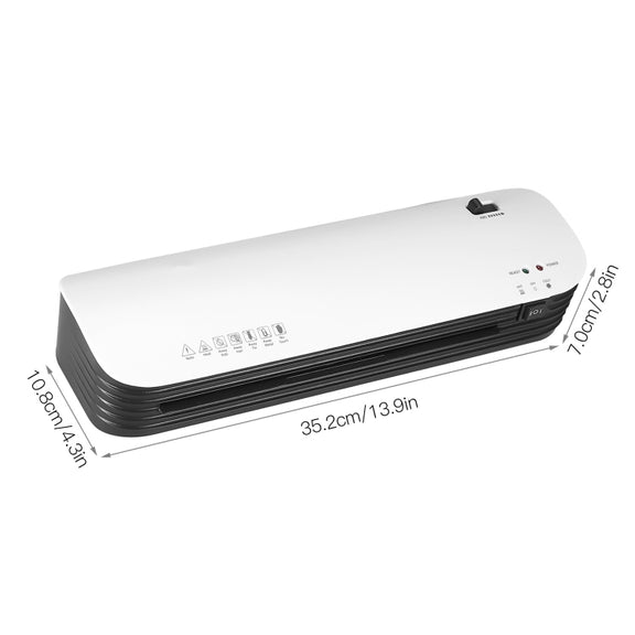 Osmile SL299 A4 Laminator Machine Set With 15 Laminating Pouches Paper Cutter Corner Rounder(UK Plug)