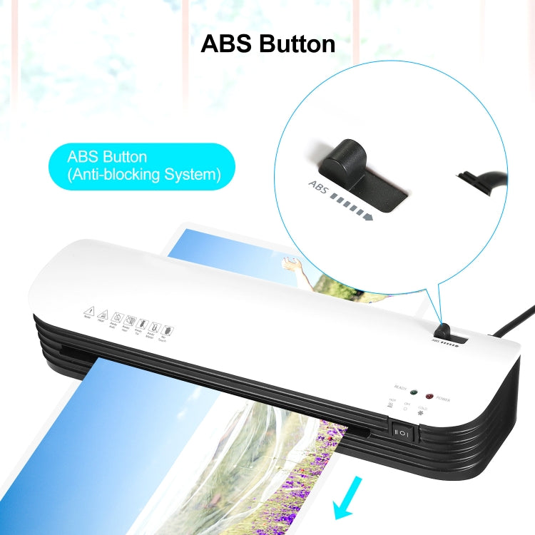 Osmile SL299 A4 Laminator Machine Set With 15 Laminating Pouches Paper Cutter Corner Rounder(US Plug) - free shipping - PMC TechLife - Order now!