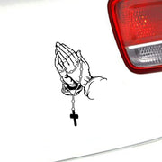 10pcs Car Stickers Car Rear Modification Plate Label(Black)
