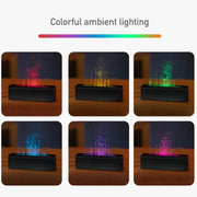 DQ711  Flame Aromatherapy Diffuser Quiet USB Air Humidifier(White)