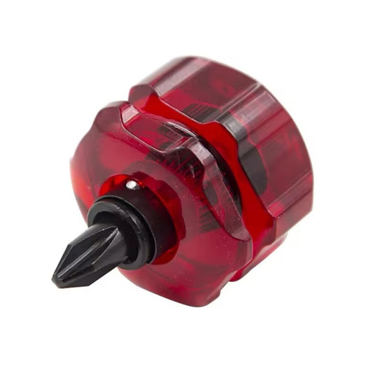 HSD HS-206 Portable Short Handle Phillips And Straight 2 In 1 Screwdriver With Magnetism - free shipping - PMC Jewellery - Order now!