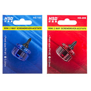 HSD HS-206 Portable Short Handle Phillips And Straight 2 In 1 Screwdriver With Magnetism