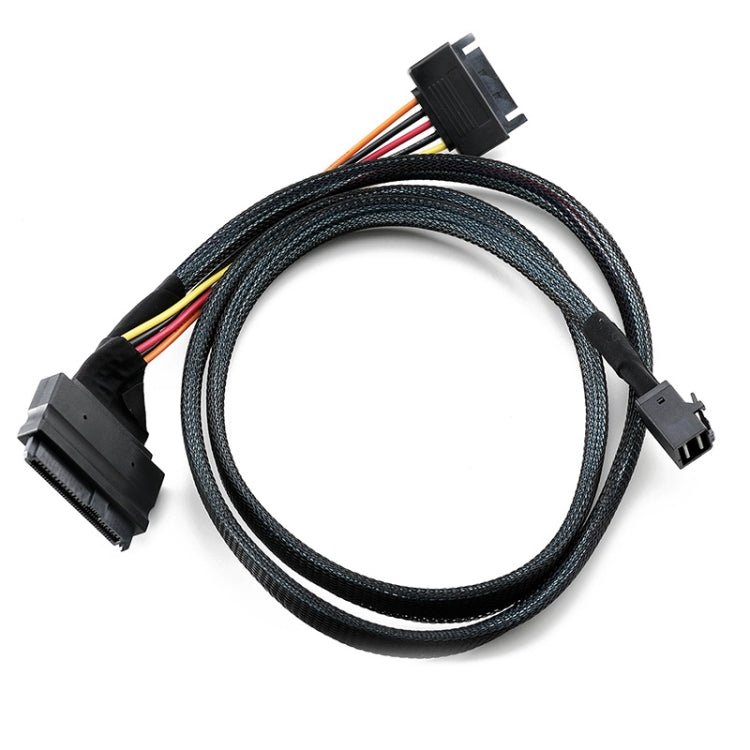 Mini SAS 36P HD8643 To MINI SAS 8639+ 15P Power Hard Drive Data Cable 0.5m - Others by PMC Jewellery | Online Shopping South Africa | PMC Jewellery | Buy Now Pay Later Mobicred