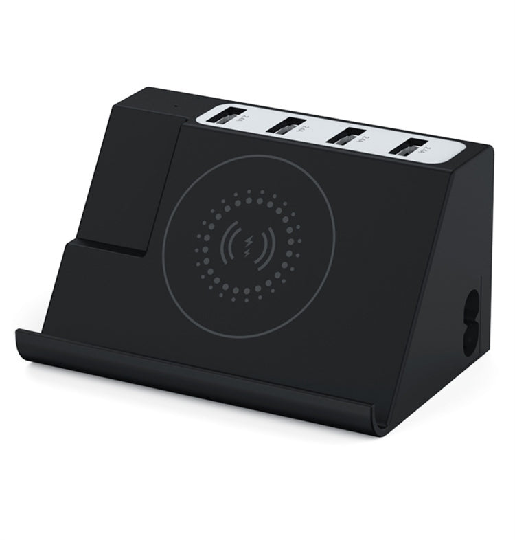 PD 20W +QC 3.0 Wireless Charging+6 Ports Multi-function Charger(UK Plug)
