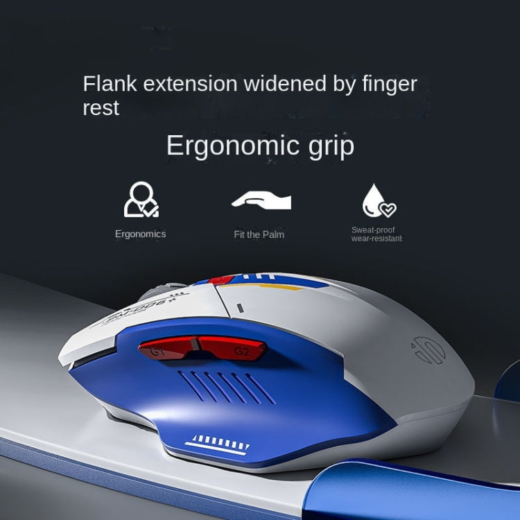 Inphic F9 Mecha Wireless Mouse Charging Office Game Mouse(Single Model 2.4G) - free shipping - PMC Jewellery - Order now!