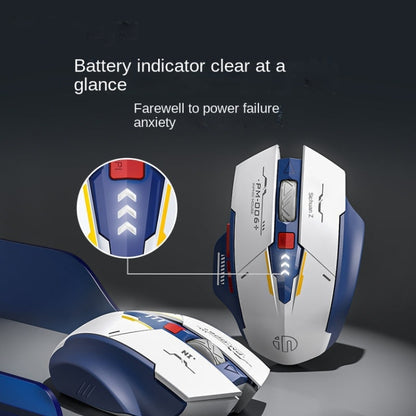 Inphic F9 Mecha Wireless Mouse Charging Office Game Mouse(Single Model 2.4G) - free shipping - PMC Jewellery - Order now!